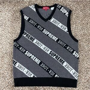 Supreme Striped Sweater Vest